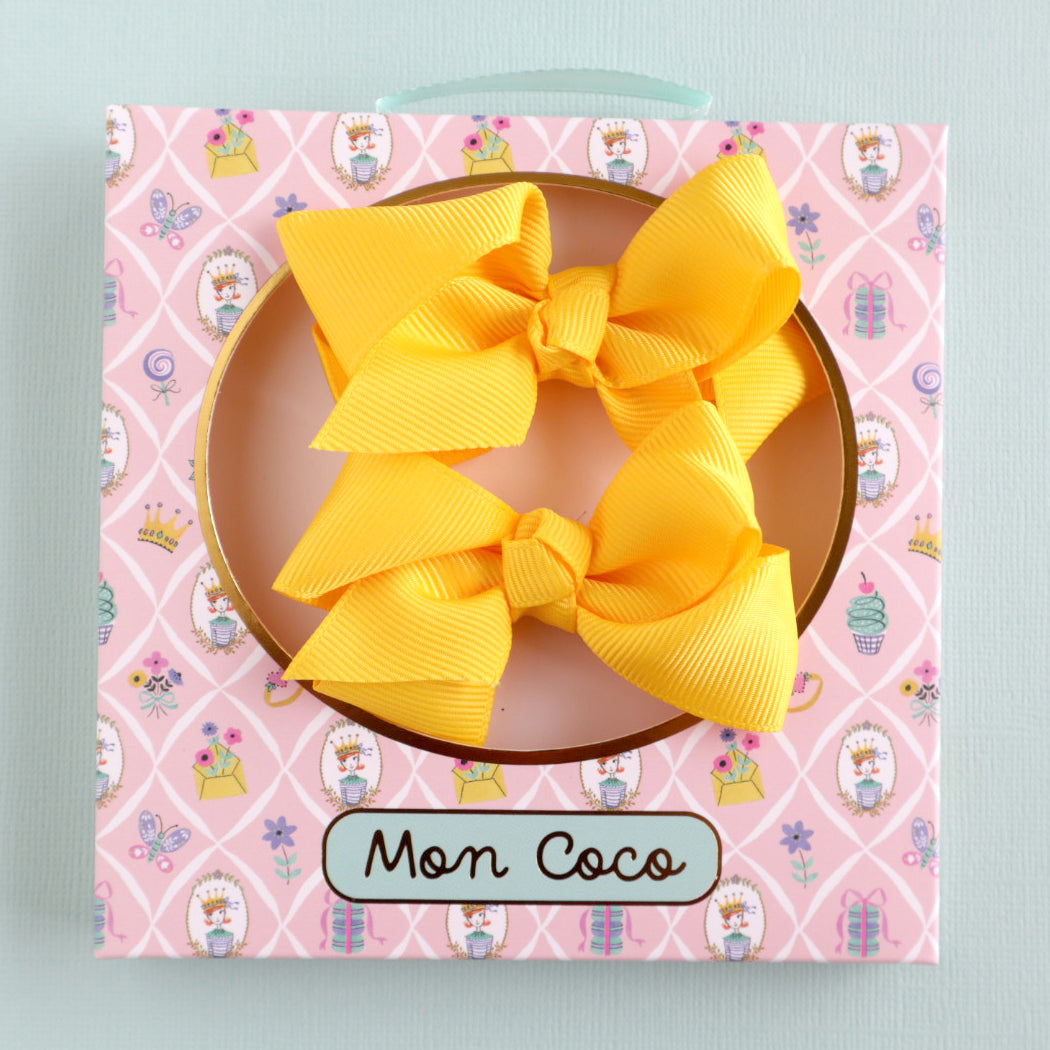 Mon Coco Bows: Yellow – Lauren Hinkley Australia