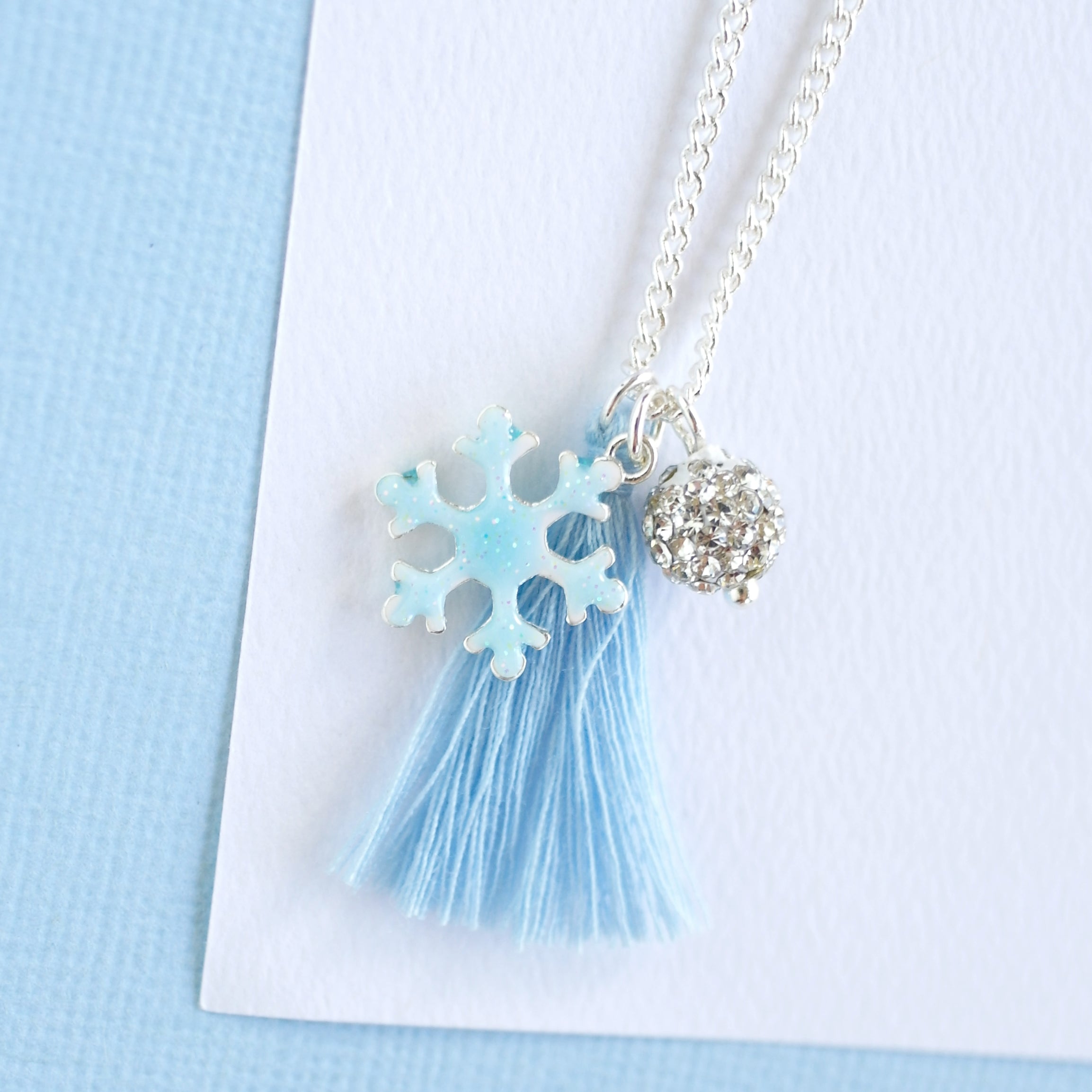 Lauren Hinkley Blue Snowflake Necklace – Lauren Hinkley Australia