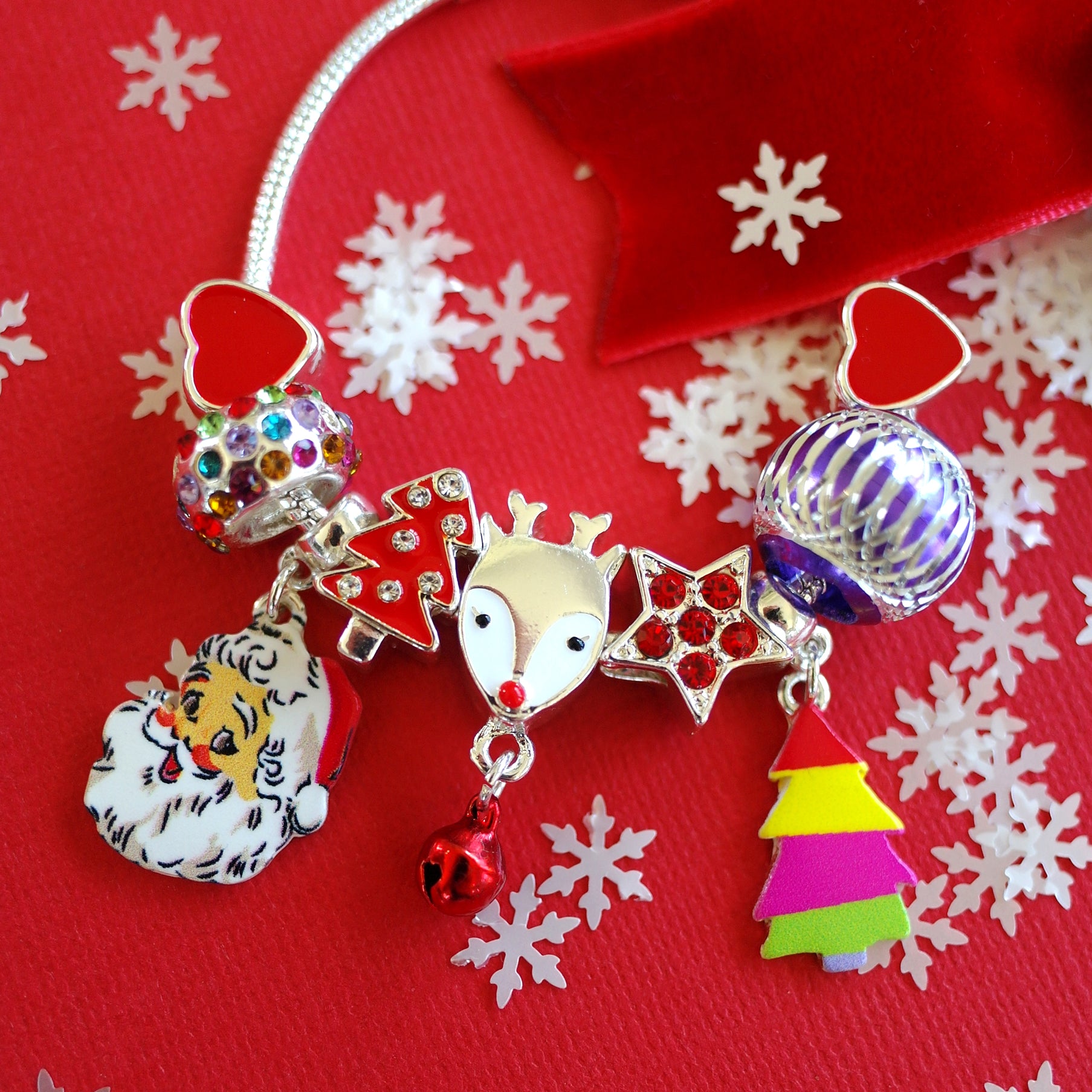 Merry Little Christmas Charm Bracelet Lauren Hinkley Australia