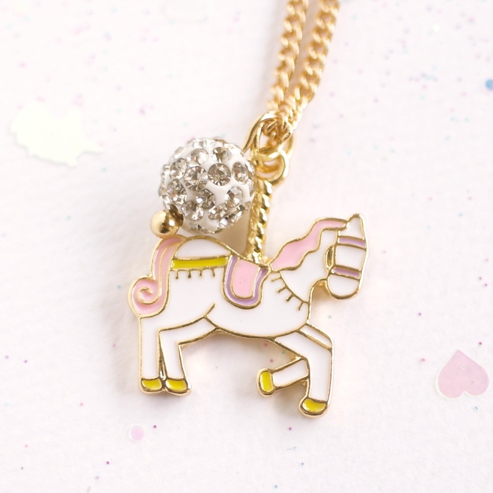 Gold & Diamond Prancing Horse Necklace – Sylvia Kerr Jewellery